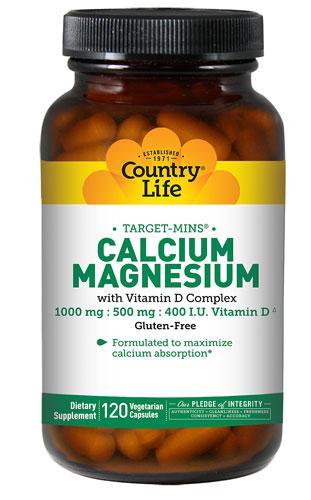 Calcium Magnesium w/ D - 120 Vegetarian Capsules