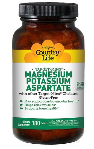 Magnesium Potassium Aspartate - 180 Tablets
