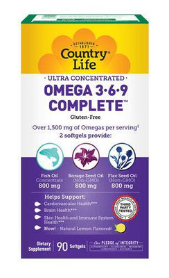 Ultra Omega 3-6-9 Complete - 90 Softgels
