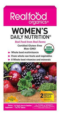 Realfood Organics Women's Daily Nutrition - 120 Tablets