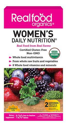 Realfood Organics Women's Daily Nutrition - 120 Tablets