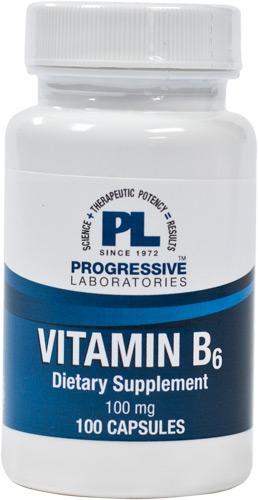 B-6 100 mg - 100 Capsules