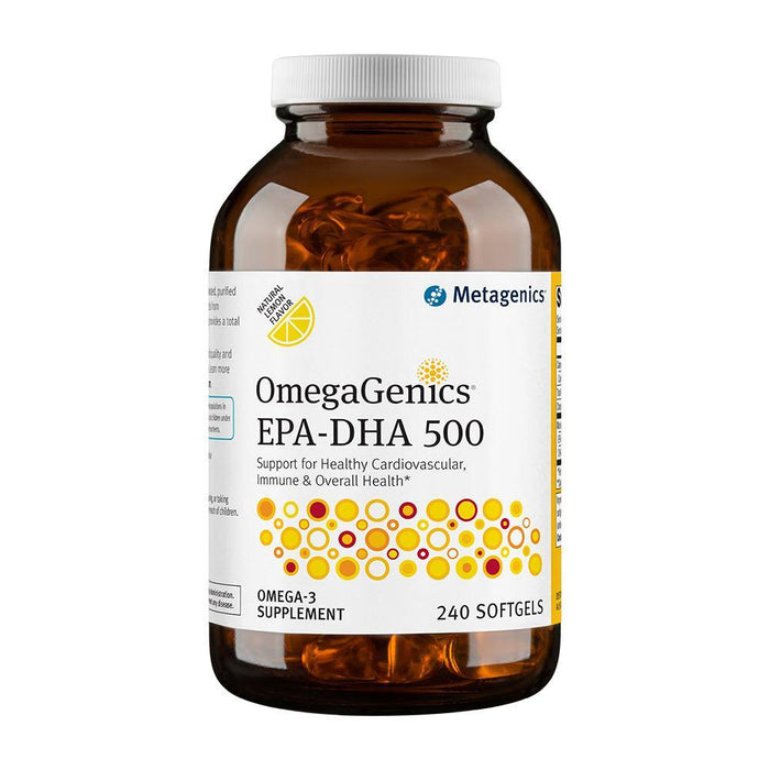 OmegaGenics EPA-DHA 500 Lemon - 240 Softgels