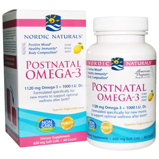 Postnatal Omega-3 - 60 Softgels