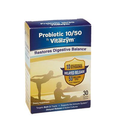 Vitalzym Probiotic 10/50- 60 Vegetarian Capsules