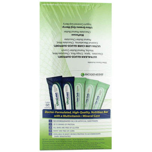 UltraLean Gluco-Support Bar Mocha  - 15 Bars