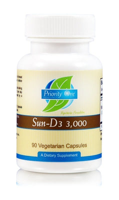 Sun-D3 3,000 IU - 90 Vegetarian Capsules