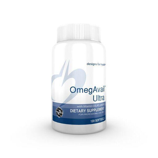 OmegAvail Ultra with Vitamin D3, K1 and K2 - 120 Softgels