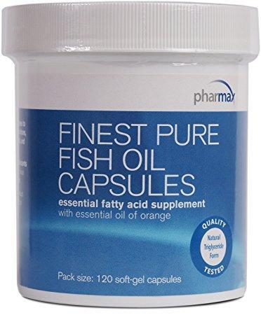 Finest Pure Fish Oil Capsules - 120 Softgel Capsules