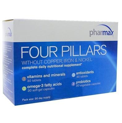 Four Pillars Without Copper, Iron & Nickel - 30 Day Pack